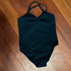 Toddler girls black leotard